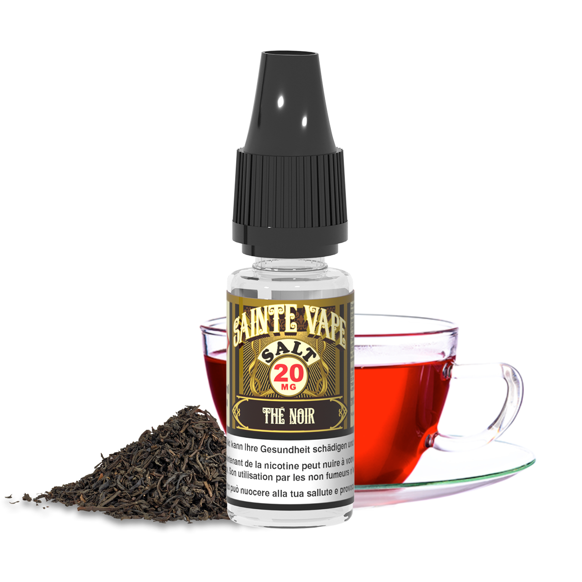 Sainte Vape Thé Noir Salt Nicotine E-Liquid