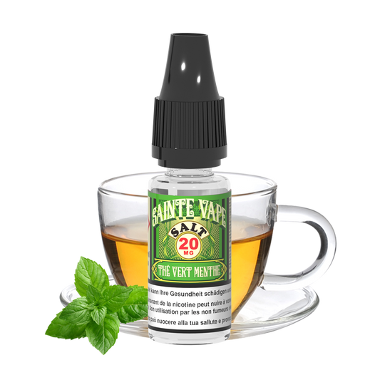 Sainte Vape Thé Vert Menthe Salt Nicotine E-Liquid