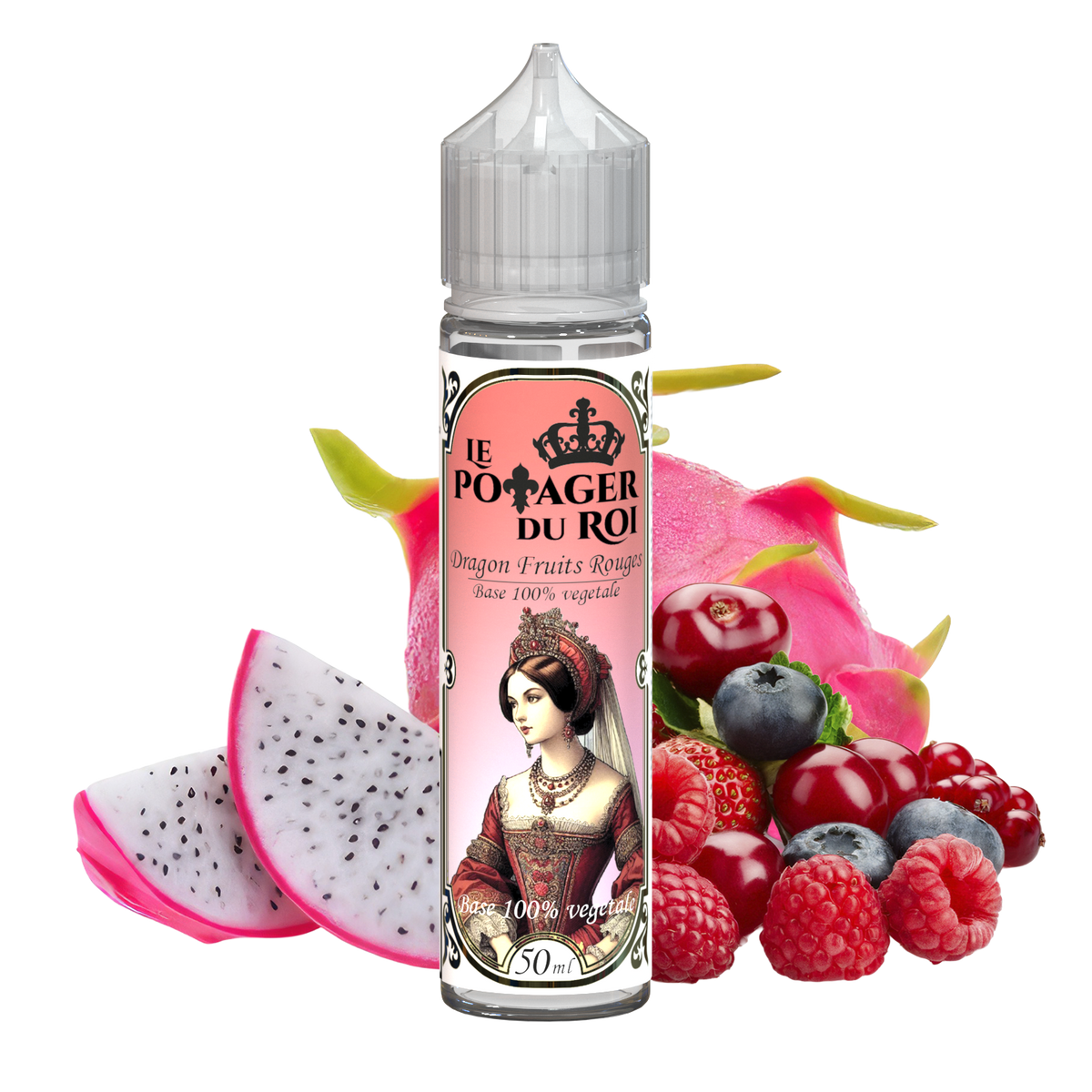 Le Potager Du Roi Dragon Fruits Rouges 50ml shake and vape e-liquid