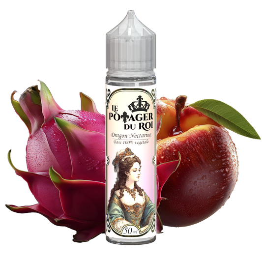 Le Potager Du Roi Dragon Nectarine 50ml shake and vape e-liquid