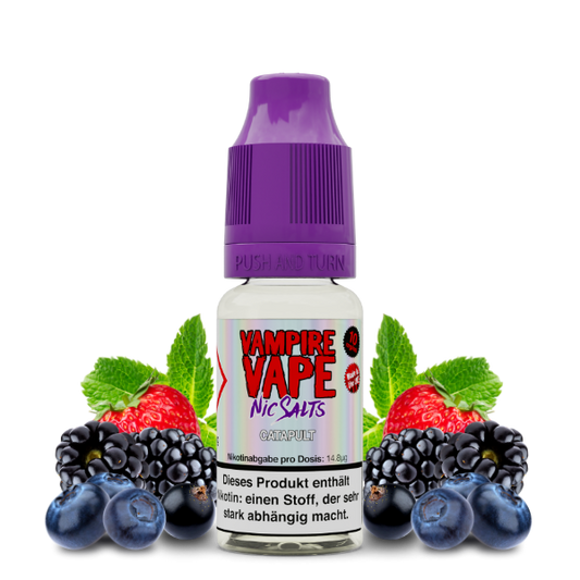Vampire Vape Catapult Nic Salt – Fruity & Cool Salt Nic E-Liquid