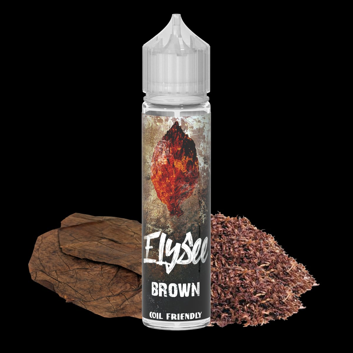 Elysee brun, flacon de 70 ml contenant 20 ml de liquide longue durée.