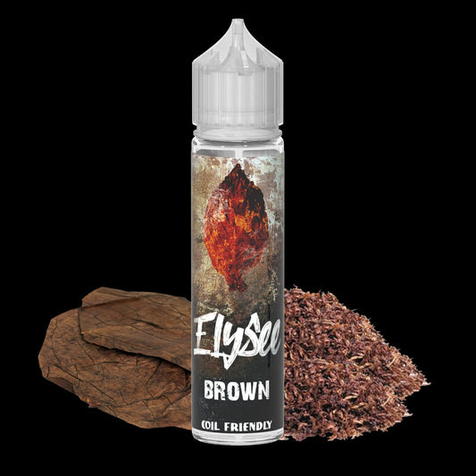 Elysee brun, flacon de 70 ml contenant 20 ml de liquide longue durée.