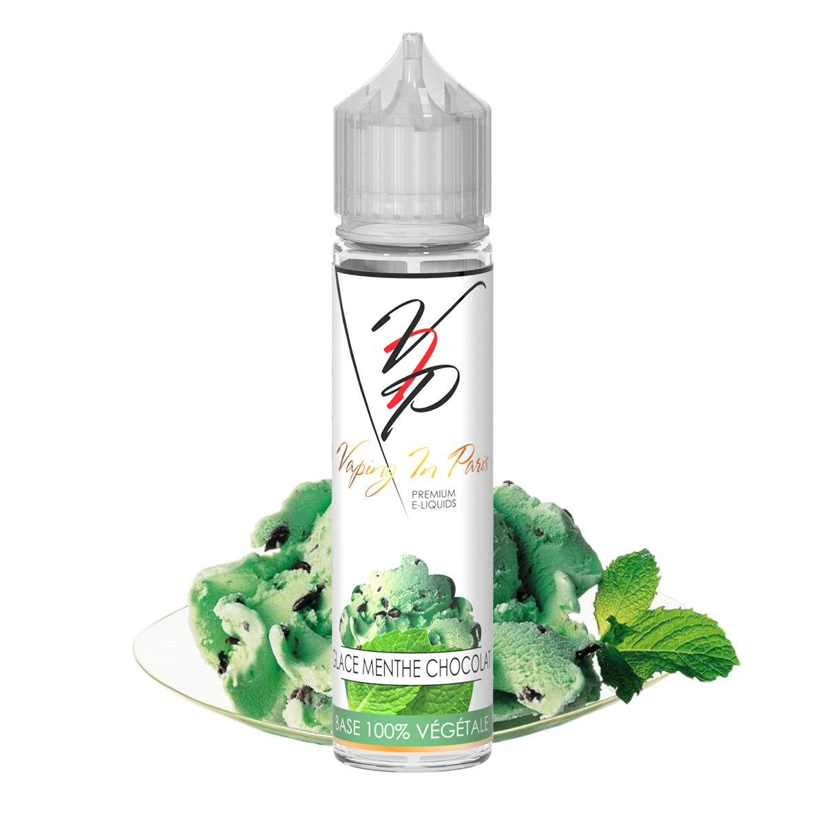 Vaping In Paris Glace Menthe Chocolat shake and vape e-liquid