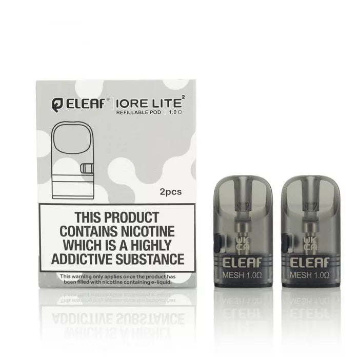 Eleaf IORE Lite 2 Replacement Pods Refillable Pods with 1.0Ω Mesh Coil