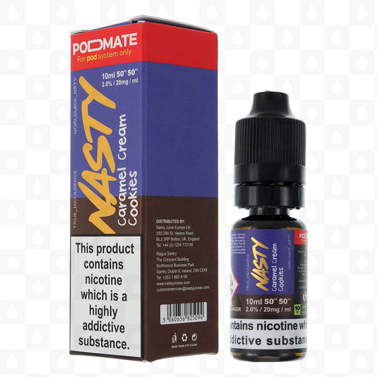 Nasty Juice – Caramel Cream Cookies 10ml 20mg/ml Nic Salt