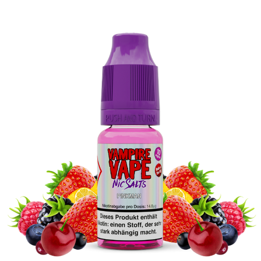 Vampire Vape Pinkman Nic Salt – Fruity Citrus Salt Nic E-Liquid
