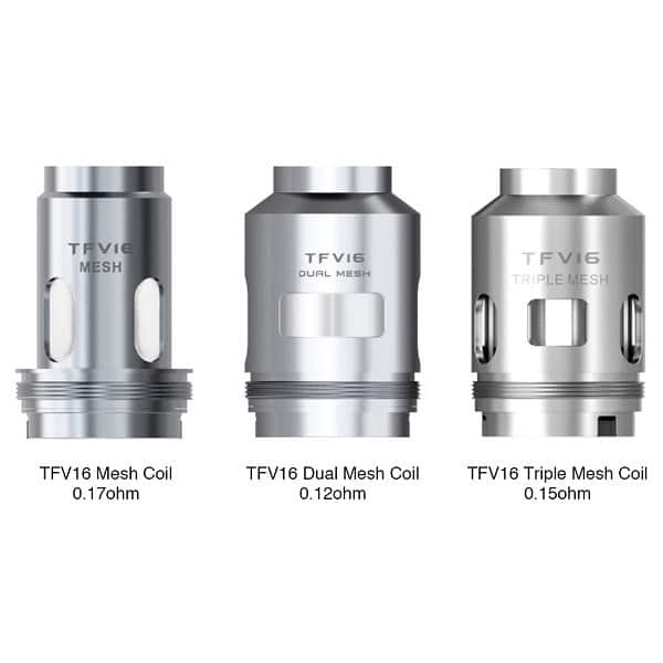 Smok TFV16 Replacement Coils – Mesh, Dual Mesh & Triple Mesh