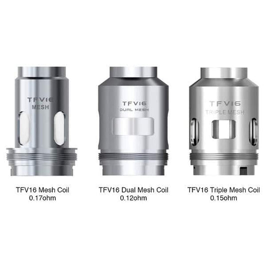 Smok TFV16 Replacement Coils – Mesh, Dual Mesh & Triple Mesh