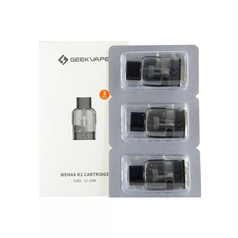 GeekVape Wenax K1 Replacement Pods Refillable Pods with Mesh Coils