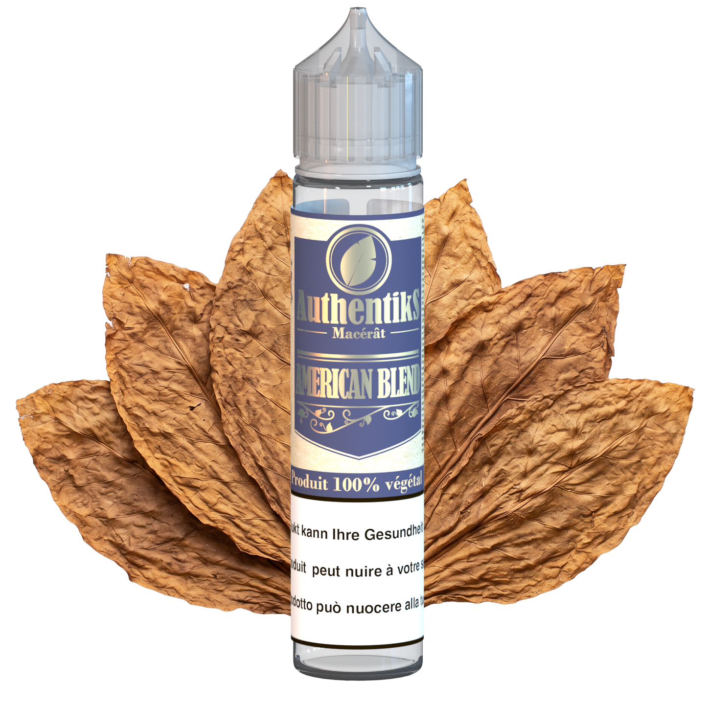 AuthentikS American Blend 50ml shake and vape e-liquid
