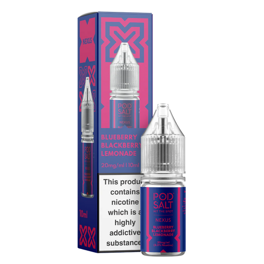 Blueberry Blackberry Lemonade Pod Salt Nexus 10ml nicotine salt e-liquid