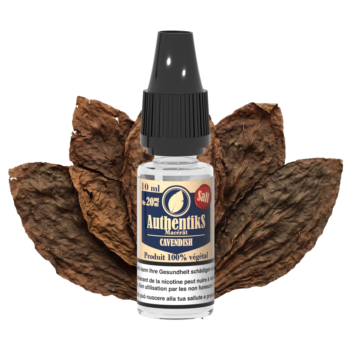 AuthentikS Cavendish salt nicotine e-liquid