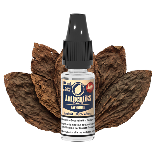AuthentikS Cavendish salt nicotine e-liquid