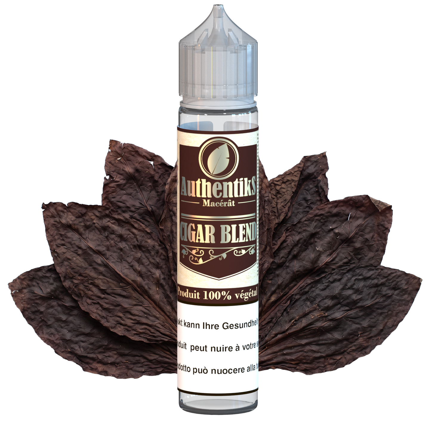 AuthentikS Cigar Blend 50ml shake and vape e-liquid