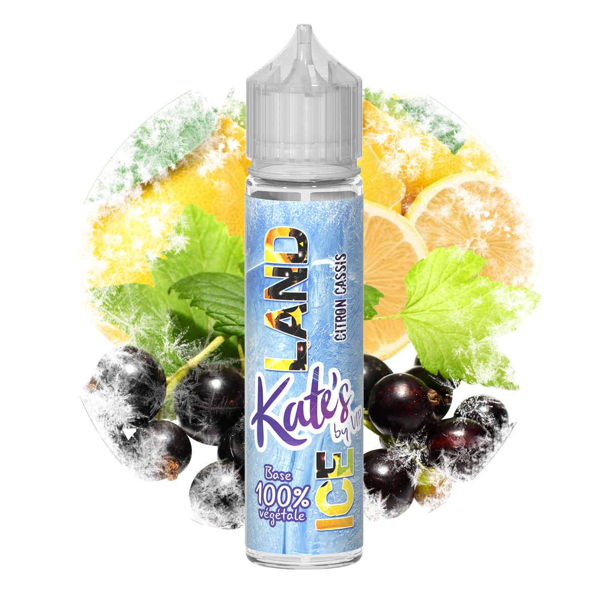 Lemon Blackcurrant Kate's Ice Land 50ml shake and vape e-liquid