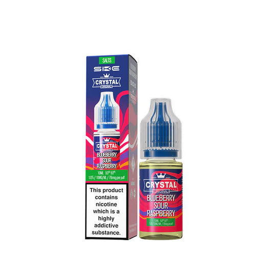 Crystal Blueberry Sour Raspberry Nic Salt – Fruity & Tangy Salt Nic E-Liquid