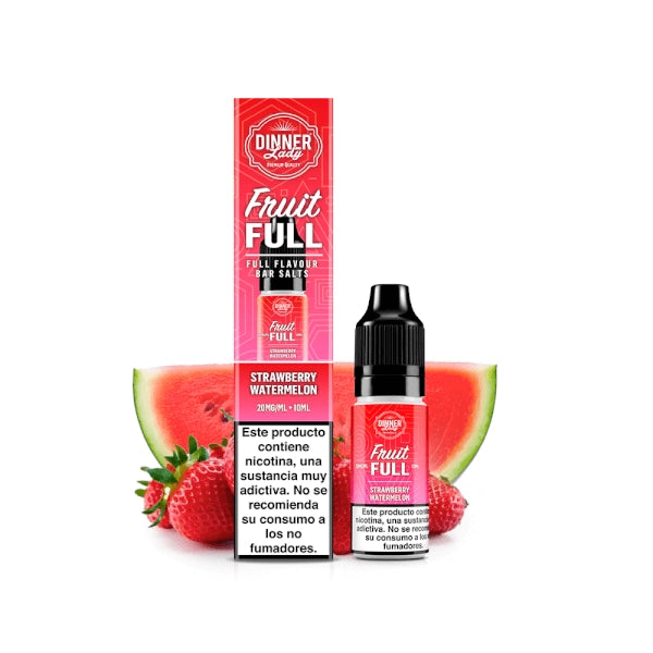 Dinner Lady Fruit Full Erdbeer-Wassermelone 10ml Nikotinsalz