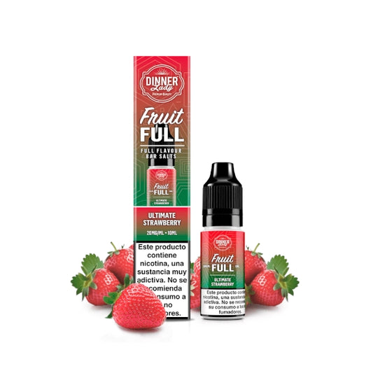 Dinner Lady Fruit Full Ultimate Strawberry 10ml Nic Salt