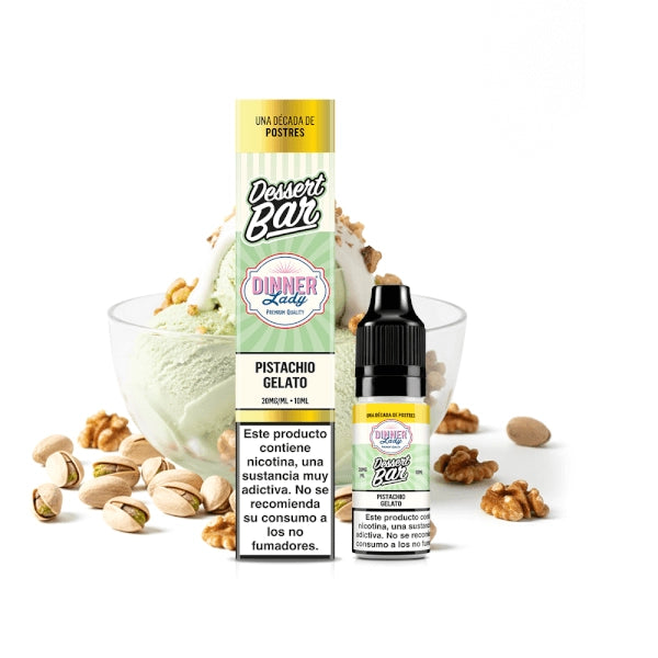 Dinner Lady Salts Dessert Bar Pistachio Gelato 10ml