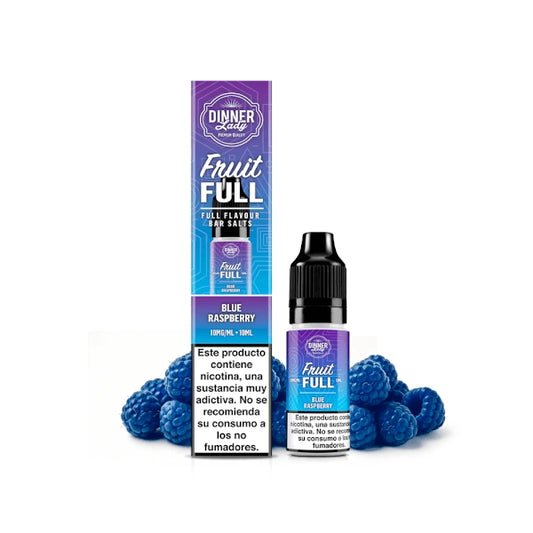 Dinner Lady Fruit Full Blue Raspberry 10ml Salt E‑Liquid