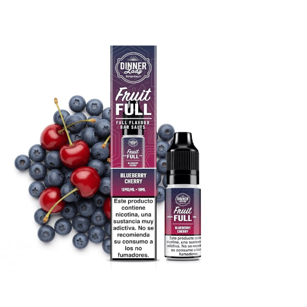 Dinner Lady Salts Fruit Full Blueberry Cherry 10ml