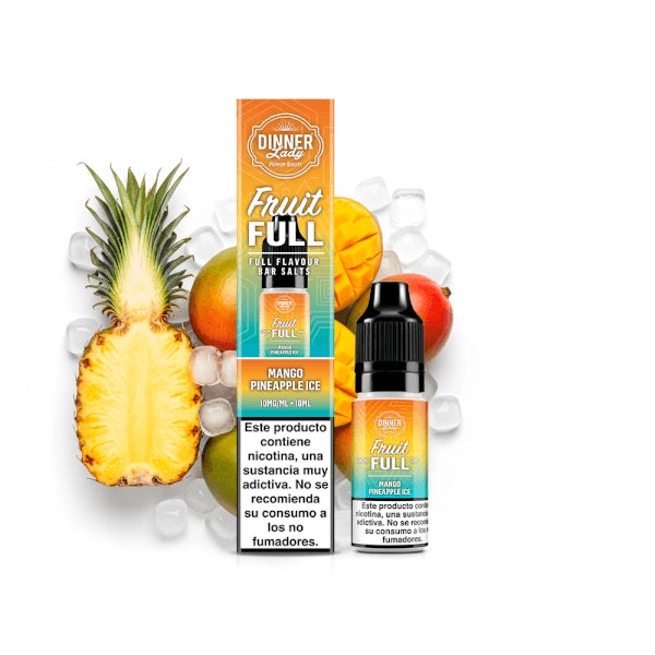 Dinner Lady Salts Fruit Full Mango Pineapple Ice 10ml