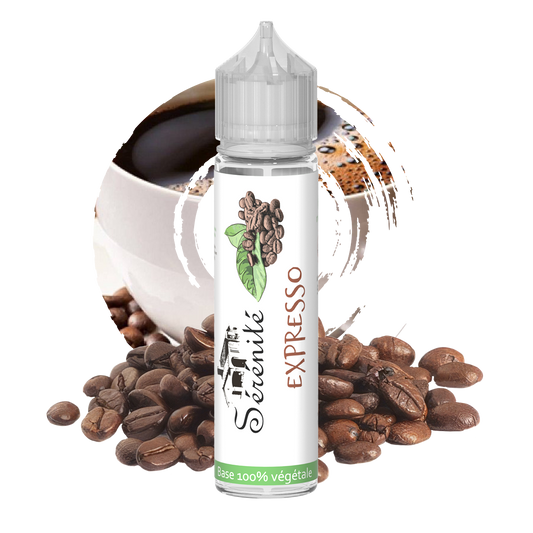 Sérénité Expresso shake and vape e-liquid