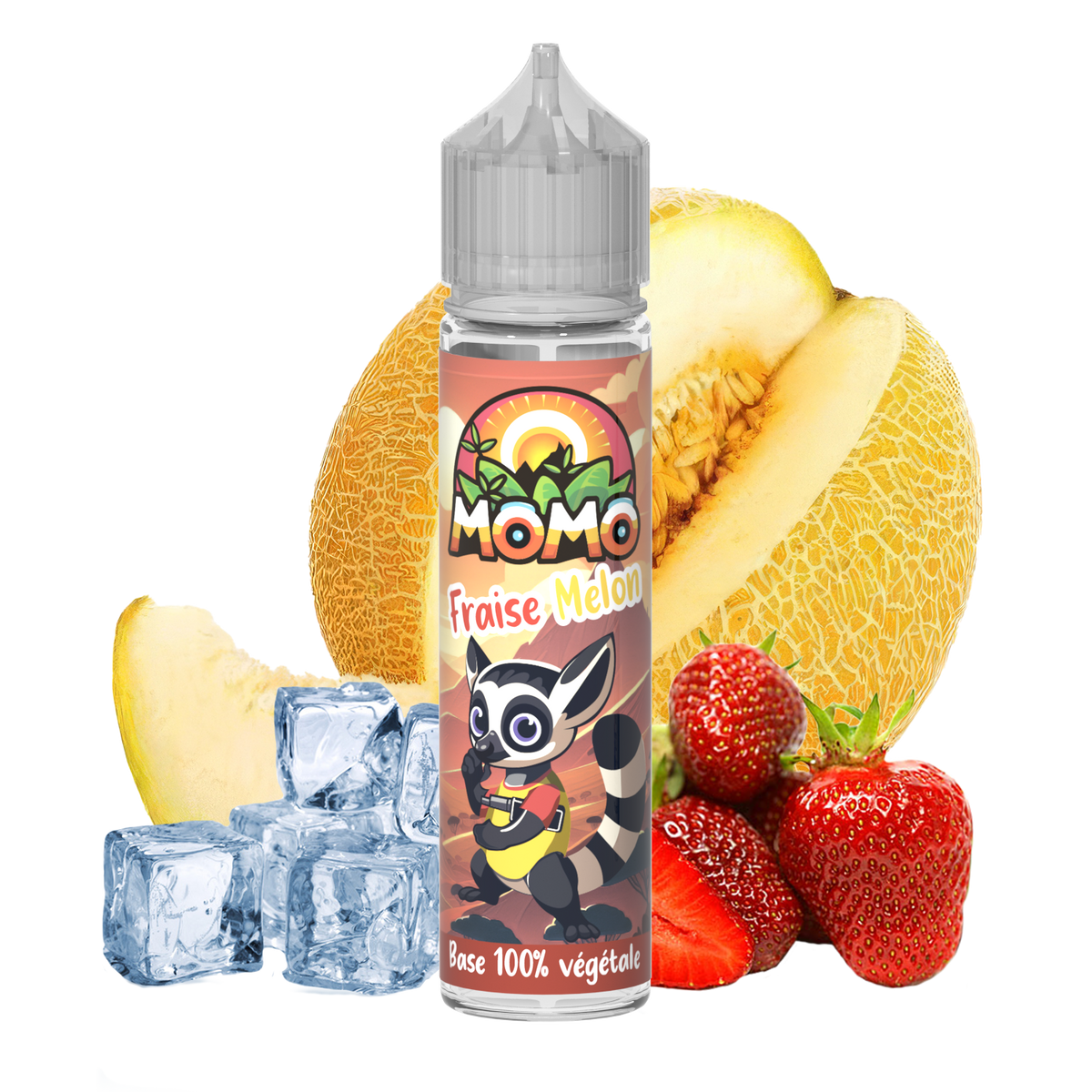 MOMO Fraise Melon 50ml shake and vape e-liquid