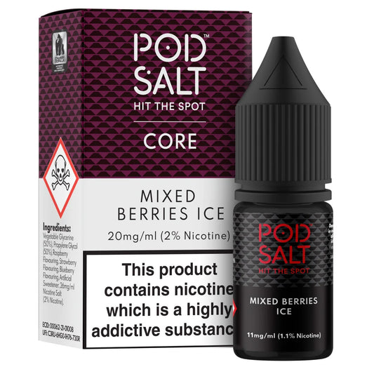 Mixed Berries Ice Pod Salt Core 10ml nicotine salt e-liquid