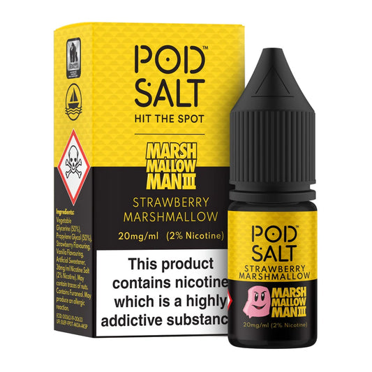 !!! Marshmallow Man 3 Pod Salt Fusion 10ml nicotine salt e-liquid !!!