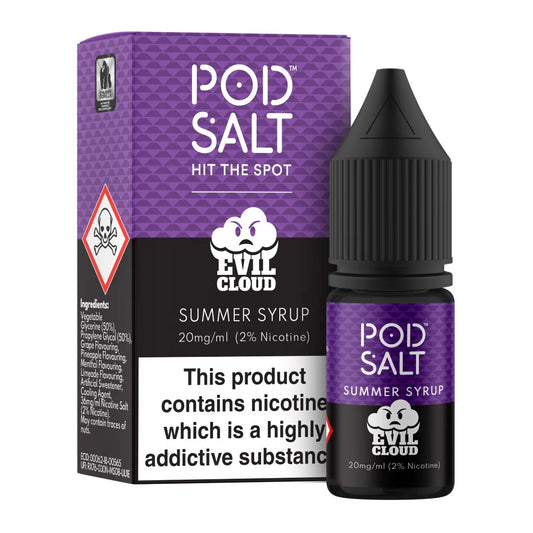 !!! Summer Syrup Pod Salt Fusion 10ml nicotine salt e-liquid !!!