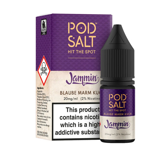 !!! Blueberry Jam Tart Pod Salt Fusion 10ml nicotine salt e-liquid !!!