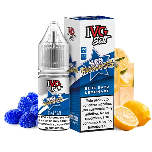 Blue Razz Lemonade Vape Juice – Nic Salt 10ml | IVG Bar Favourites