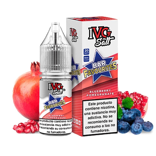 Blueberry Pomegranate Vape Juice – Nic Salt 10ml | IVG Bar Favourites