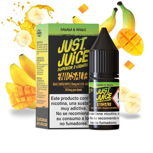 Just Juice Iconic Fruit Salts Banana & Mango 10ml