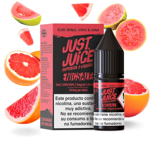 Just Juice Nic Salts Blood Orange, Citrus & Guava 10ml