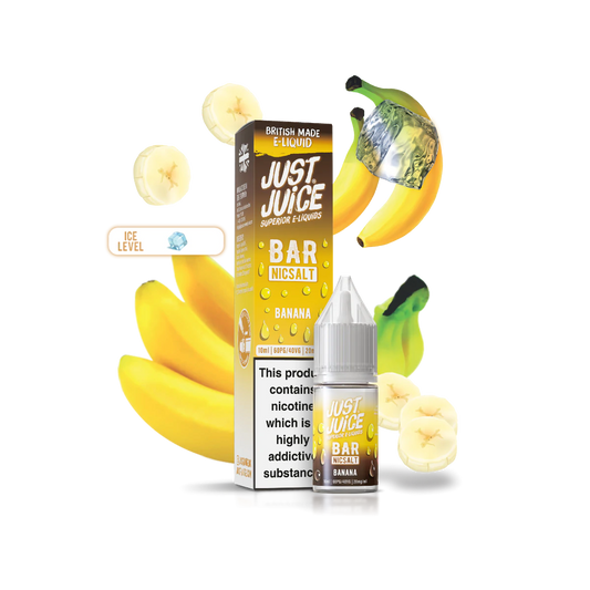 Just Juice Bar Banana 10ml Nic Salt – Creamy, Sweet, Smooth