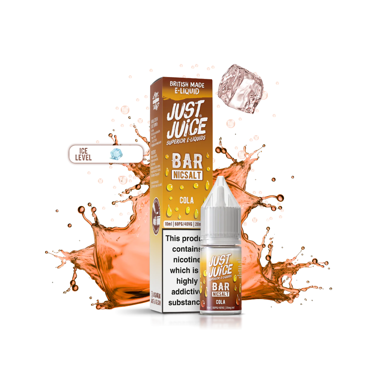 Just Juice Bar Cola 10ml Nic Salt – Classic, Fizzy, Smooth