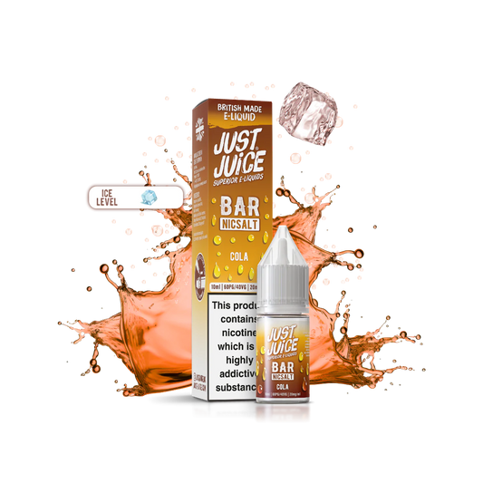 Just Juice Bar Cola 10ml Nic Salt – Classic, Fizzy, Smooth