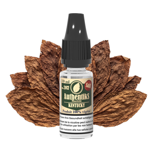AuthentikS Kentucky salt nicotine e-liquid