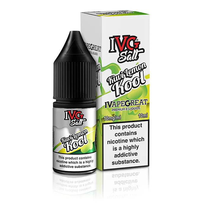Kiwi Lemon Kool Nicotine Salt E‑Liquid 10ml – IVG