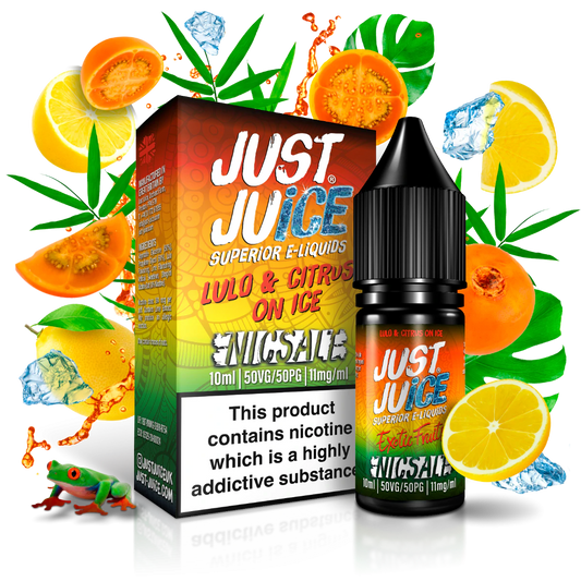 Lulo & Citrus on Ice Just Juice 10ml nicotine salt e-liquid