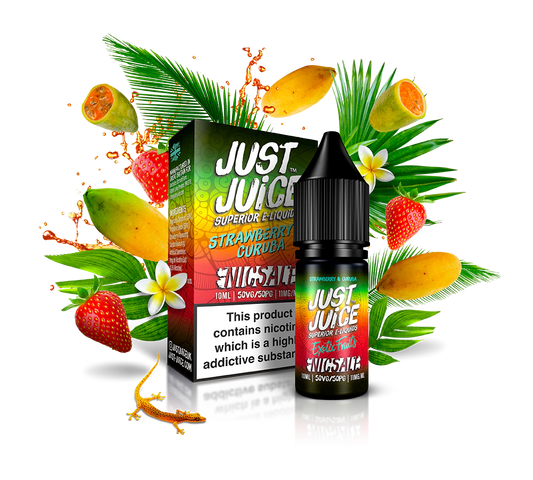 Strawberry & Curuba Just Juice 10ml nicotine salt e-liquid