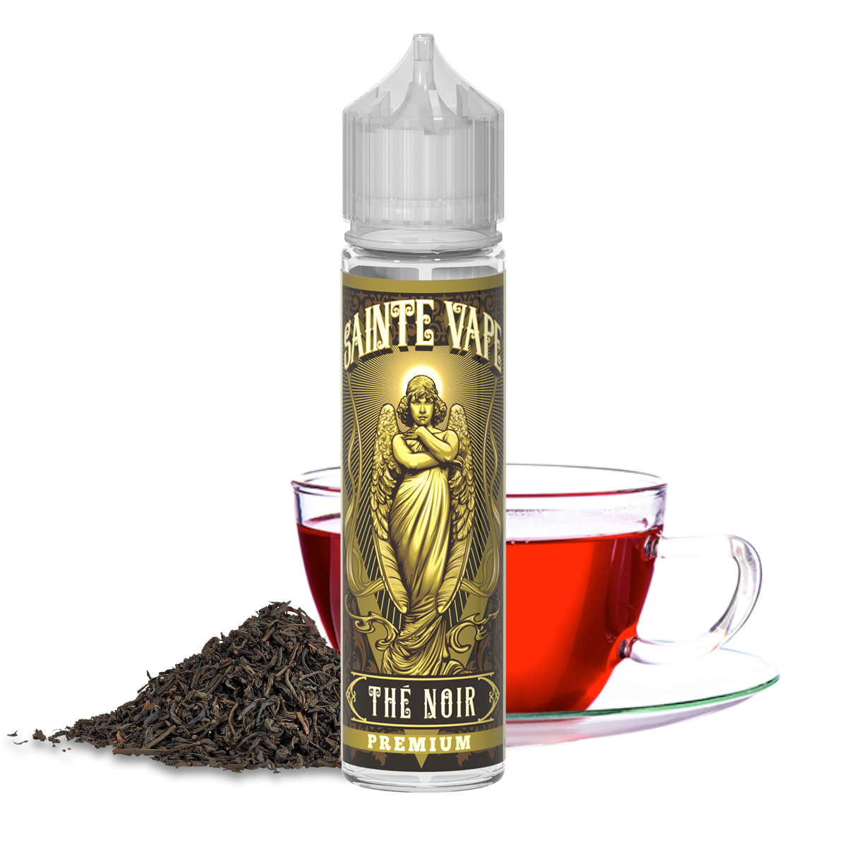 Sainte Vape Thé Noir shake and vape e-liquid