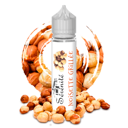 Sérénité Noisette Grillée - Roasted Huzelnuts shake and vape e-liquid