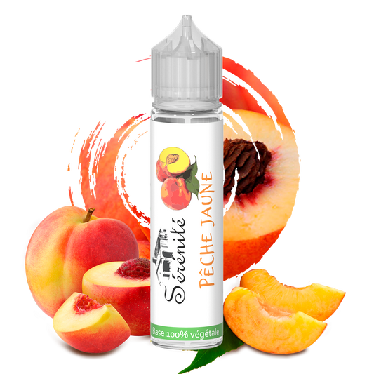 Sérénité Peach shake and vape e-liquid