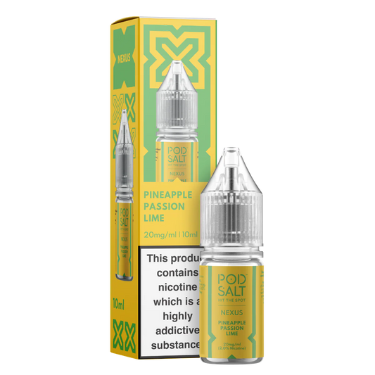 Pineapple Passion Lime Pod Salt Nexus 10ml nicotine salt e-liquid