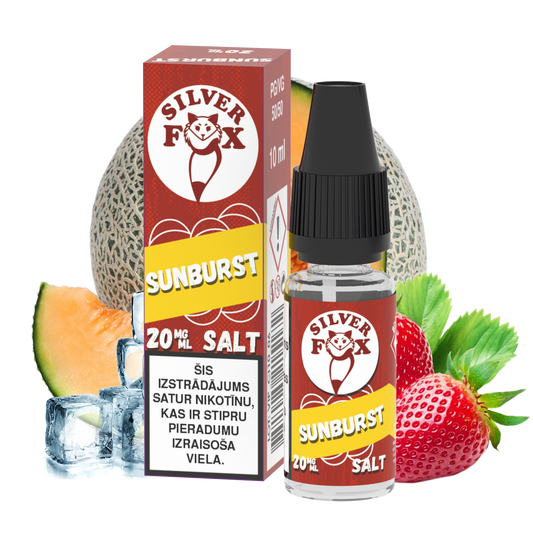 Silver Fox Salts Sunburst 20mg Nicotine Salt E‑Liquid – 10ml LV