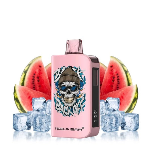 Tesla Bar by Teslacigs – Watermelon Ice 10,000 Puff USB‑C Rechargeable Disposable